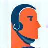 Headset-Symbol für dedizierten Support